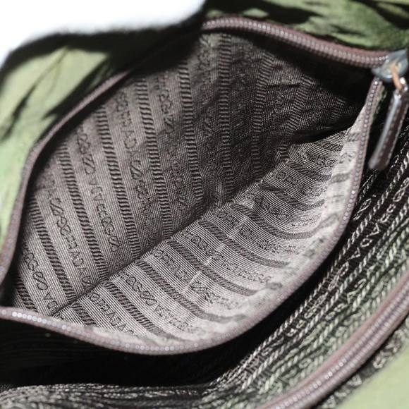 PRADA Shoulder Bag Nylon Khaki Auth 63873 - Picture 11 of 16